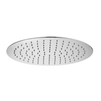 SOFFIONE TONDO ULTRAPIATTO NON ISPEZIONABILE ENERGY DIAMETRO 400 MM. CON SNODO CROMO