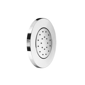 SOFFIONE A PARETE NEW IN ABS TONDO DIAMETRO 130 ANTICALCARE CROMO