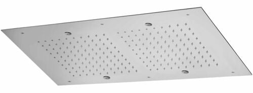 SOFFIONE A SOFFITTO RETTANGOLARE MEMPHIS CON NEBULIZZATORI MM.700X400 CON SNODO CROMO