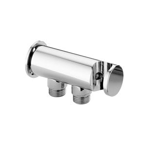 SUPPORTO ESTERNO CON STOP PER KIT IDROSCOPINO CROMATO CROMO