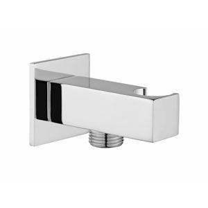 PRESA ACQUA QUADRA CON SUPPORTO SENZA VALVOLA SICUREZZA CROMO