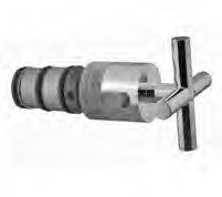 CARTUCCIA CON MANIGLIA GRADUATA PER ART. QTV100 CROMO